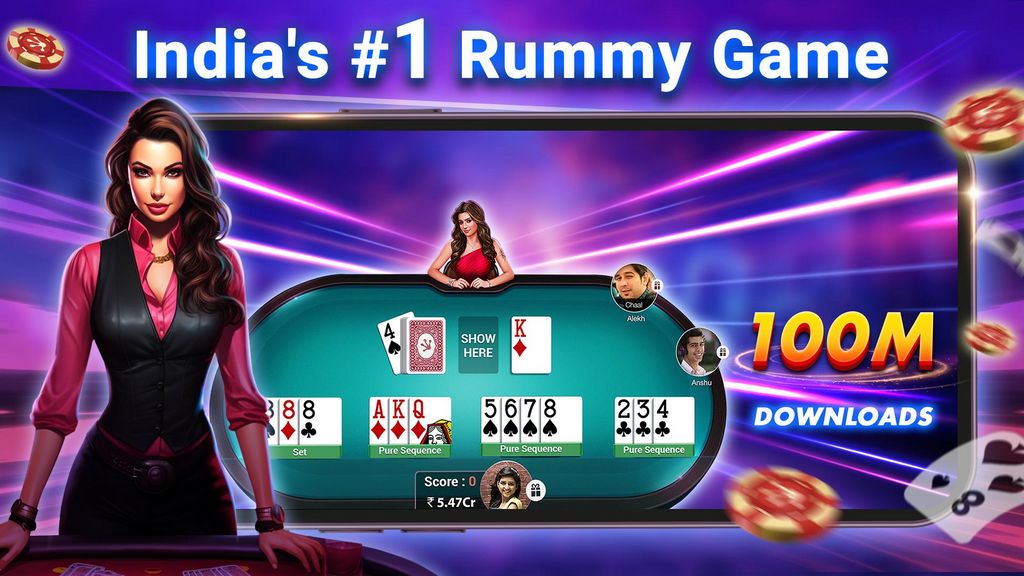 INDIA'S FAVOURITE ONLINE RUMMY GAMING WEBSITE