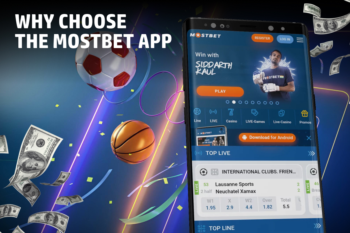 Télécharger et installer l'application Mostbet